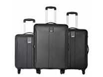 Safari Thorium Sharp Anti-Scratch Combo Set of 3 Black Small, Medium & Large Check-in 4 Wheel Hard Suitcase Rs. 7999