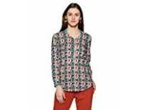 Akkriti By Pantaloons Women’s Cotton Assymetric Top (205000005658373_Green_Medium) Rs. 120