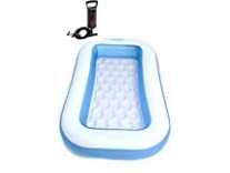 Anokhichaabi Combo-Intex 6 ft Inflatable Bath Tub with Pump (Blue) Rs.998