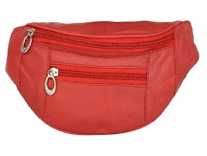 AspenLeather™, Genuine Leather Black Waist Bag Rs. 247