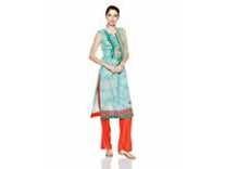 BIBA Women’s Straight Kurta (ART NOUV13550_TURQUOISE_32) Rs.288