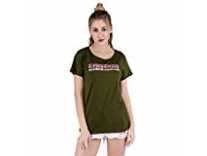 Broadstar Women’s Cotton T-Shirt (Olive, S) Rs. 199