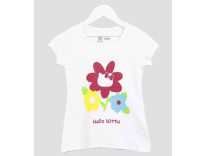 Miss & Chief Girls Printed Cotton Blend T Shirt (Multicolor, Pack of 1) at Rs.259