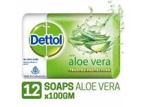 Dettol Soap – 100 g (Pack of 12, Aloe Vera) Rs.349
