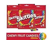 Skittles Bite-Size Fruit Candies Pouch, Original Pouch, 204 g with Skittles Pouch (Pack of 3) Rs.195