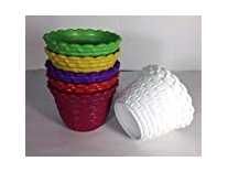 GARDENS NEED 110030 Plastic Star Pot Set (Multicolored, 6-Pieces) Rs. 94