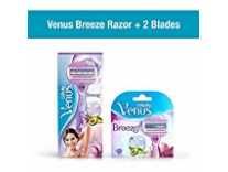 Gillette Venus Breeze Razor Blades – 2 Pieces & Venus Breeze Hair Removal Razor for Women Combo Rs.350 Gillette Venus Breeze Razor Blades – 2 Pieces & Venus Breeze Hair Removal Razor for Women Combo Rs.350