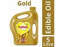 [Pantry Apply Coupon] Saffola Gold, Pro Healthy Lifestyle Edible Oil, 5 L Jar Rs.593