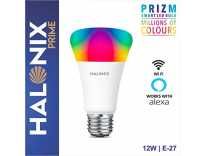 Halonix Prime Prizm Smart 12W Base E27 WiFi LED Bulb, Compatible with Amazon Alexa & Google Assistant Rs.539