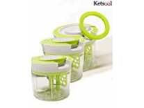 KETSAAL (Pack of 3) Vegetable/Handy Dori Chopper with 3 Blades -650 ML Rs.325