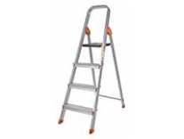 Bathla Advance Carbon – 4 Step Foldable Aluminium Ladder with Scratch Resistant Smart Platform and Sure-Hinge Technology (Silver, Orange and Black) Rs. 1999