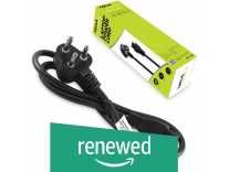 (Renewed) Gizga Essentials Laptop Power Cable Cord- 3 Pin Adapter Isi Certified(1 Meter/3.3 Feet) Rs.95 (Renewed) Gizga Essentials Laptop Power Cable Cord- 3 Pin Adapter Isi Certified(1 Meter/3.3 Feet) Rs.95