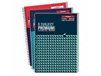 Luxor 6 Subject Spiral Premium Exercise Notebook, Single Ruled – (21cm X 29.7cm), 300 Pages, Pack of 3 Rs. 309
