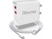 [Prebook] iVoltaa FuelPort 2.4 Mobile Charger(White, Cable Included) Rs.164