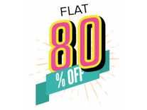 Myntra Sale Flat 80% off