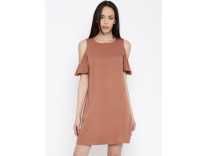 Only Women Shift Brown Dress Rs. 539