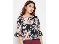 Style Quotient Casual Bell Sleeve Floral Print Women Multicolor Top Rs. 236