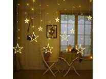Quace Plastic 138 LED Curtain String Lights with 8 Flashing Modes Decoration(12 Stars, Yellow) Rs. 999 Quace Plastic 138 LED Curtain String Lights with 8 Flashing Modes Decoration(12 Stars, Yellow) Rs. 999