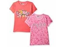 [Many Product] Qube By Fort Collins Girl’s Regular fit T-Shirt (Pack of 2) upto 80% off from Rs.168