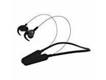 Nu Republic Rebop Black Edition-in Ear Bluetooth Neckband with Vibration Notification, 15 Hours Battery Life, Fold-able Design, BT V5.0, in-Line Controls with Built-in Mic-Black Rs. 999