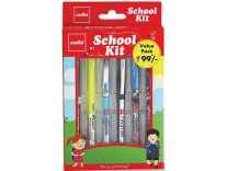 Apply Coupon] Cello School Kit Pen Set (Pack of 6 ) Rs.64