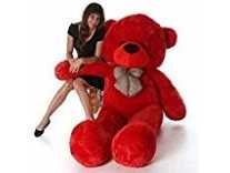 Click4deal Stuffed Soft Cotton Teddy (Red, 4 Feet) Rs.558