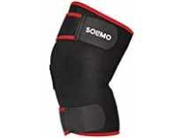 Amazon Brand – Solimo Knee Support, Black/Red Rs.269