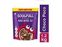 Soulfull Ragi Bites- Choco Poco, 1.2kg- No Maida Rs. 225