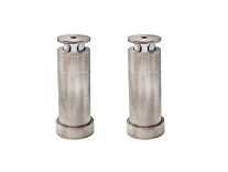 Aquieen AC602 Stainless Steel Door Silencer Set (Silver, Pack of 2) Rs.91