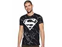 Superman By Free Authority Men’s Printed Regular Fit T-Shirt (SP0EMT483A_Black_Small) Rs. 209