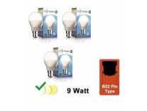 Wipro Tejas 9 Watt B22 LED Bulb, Cool Daylight (Pack of 3) at Rs. 195 (After Cashback)
