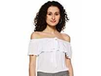 Amazon Brand – Symbol Women’s Loose Fit T-Shirt (SS18SYMWTS316_White_X-Large) Rs. 171
