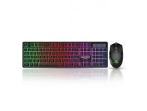 Ant Esports KM1600 Gaming Keyboard & Mouse Combo, Wired Backlit Rainbow LED Keyboard & 3200 DPI Gaming Mouse for PC/Laptop – Black Rs. 699