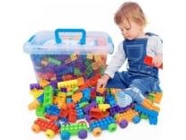 ARIZON DIY Plastic Building Blocks for Kids 100+ pcs Multicolor Rs. 184