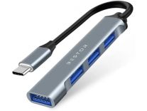 Bestor USB C Hub Multiport Adapter for MacBook Pro Air 2021 2020 31C 4-in-1 USB Hub (Type C to 4 USB-A Ports) USB Hub Grey Rs.379