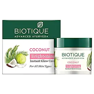 Biotique Coconut Brightening Instant Glow Cream, 50gm Rs. 125