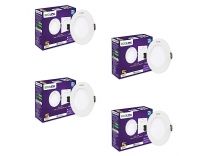 EcoLink Elite 5W Round LED Ceiling Downlighter (Natural White,Pack of 4) Rs. 503