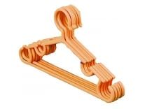 Kuber Industries Anti-Slip Baby Clothes Hanger|Heavy-Duty Plastic Baby Hanger|Hangers For Wardrobe, Closet|Pack of 5 (Peach) Rs.97