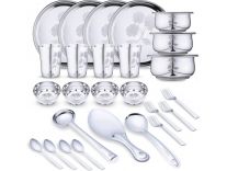 Limetro Steel Dinner Sets upto 95% off starting From Rs.99