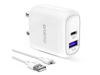 Oraimo 22.5W USB C Wall Charger 2 Port Fast Charger with 18W USB-C Power Adapter Foldable Plug Compatible for iPhone 13/13 Mini/13 Pro Max/12/12 Pro Max, iPad Mini/Pro, Pixel, Galaxy, Airpods Pro Rs. 699
