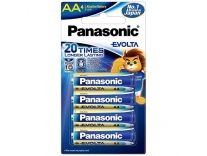 Panasonic Evolta AA Alkaline Batteries,20 Times Longer Lasting Than Standard zinc Carbon Batteries,Anti-Leak Seal,Protects Power for up to 10 Years, Pack of 4 Rs.156