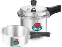 Pigeon Special Combi Pack 2 L, 3 L Induction Bottom Pressure Cooker Aluminium Rs. 995