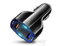 pTron Bullet Pro 36W PD Quick Charger, 3 Port Fast Car Charger Adapter – Compatible with All Smartphones & Tablets (Black) Rs. 349