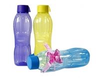 SignoraWare 1litres Aqua Fresh BPA Free Plastic Water Bottle, Food Grade, Ergonomic Latest Style for Kids Adults Office School, Wide Mouth (1000ml, Set of 3 Buy 2 Get 1 Free) Rs.158