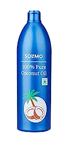 Amazon Brand – Solimo 100% Pure Coconut Oil, 600 ml Rs. 115