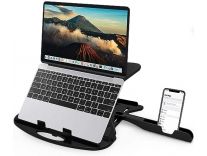 STRIFF Laptop Stand, Multi-Angle Adjustable Laptop Riser and Phone Holder, Ventilated Notebook Stand Tray for MacBook, Desktop Computer, Tablet(Black) Rs. 299