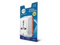 Wipro 3 Way multiplug with Built in Surge Protector Rs. 136