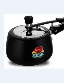 Pigeon by Stovekraft Hard Anodised Pressure Cooker 3 Litre (14547) Induction Base, Inner Lid, Black, Aluminium Rs. 1179