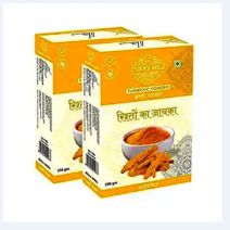 Curry Mile Turmeric Powder | Natural and Fresh Haldi Powder | Pure Haldi | No Preservatives Immunity Builder, Antioxidant Antiviral Antibacterial Healthy Delicious & Flavorful Cooking | Hygienically Packed | Easy to use – 500 gm Rs. 99