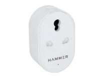 Hammer Smart Plug, 16A WiFi Smart Power Socket, Suitable for Large Appliances (Microwave Oven, AC, TVs, Geysers) – Compatible with Alexa and Google Assistant (White) Rs. 649
